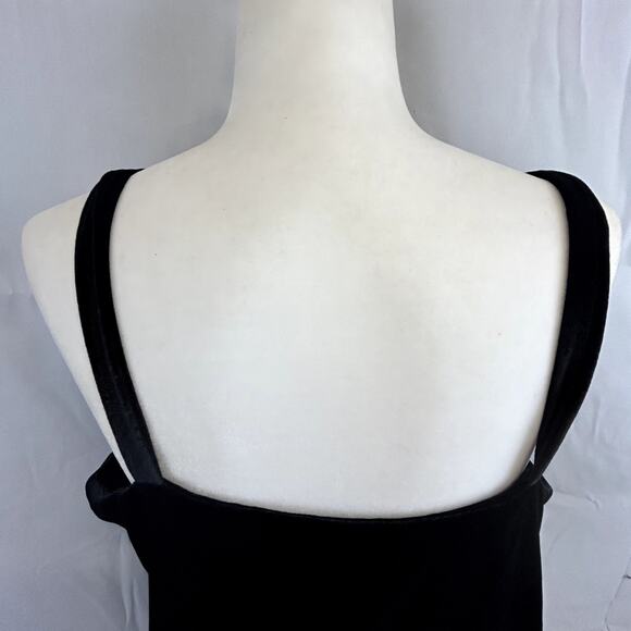 Old Navy Cami top size Large women's sleeveless velvet black shirt blouse - Picture 5 of 9